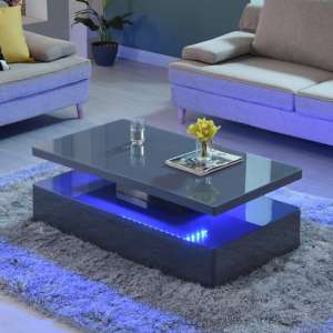 high gloss coffee table