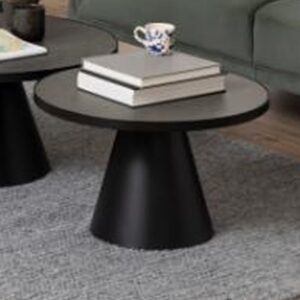 Stanford Medium Ceramic Coffee Table In Black Fairbanks