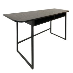 Dalhart Wooden Rectangular Console Table In Black