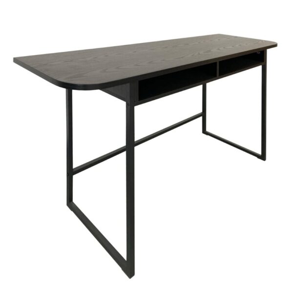 Dalhart Wooden Rectangular Console Table In Black