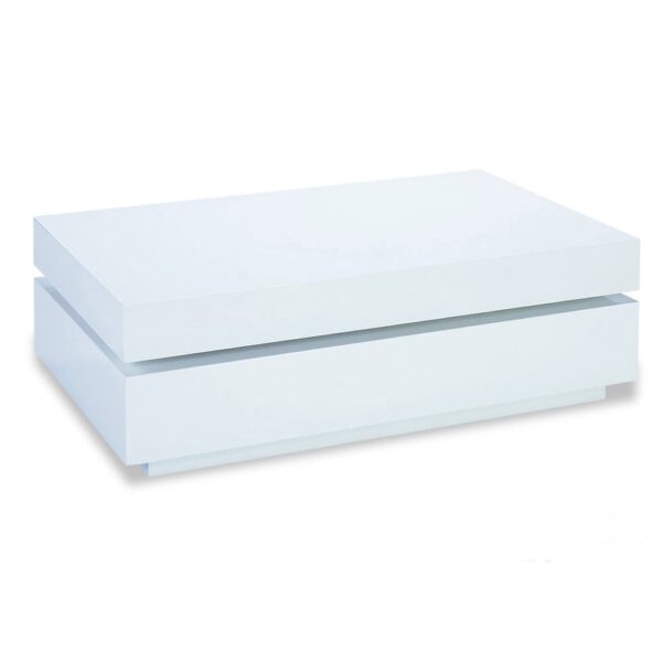 Daryl High Gloss Coffee Table In White