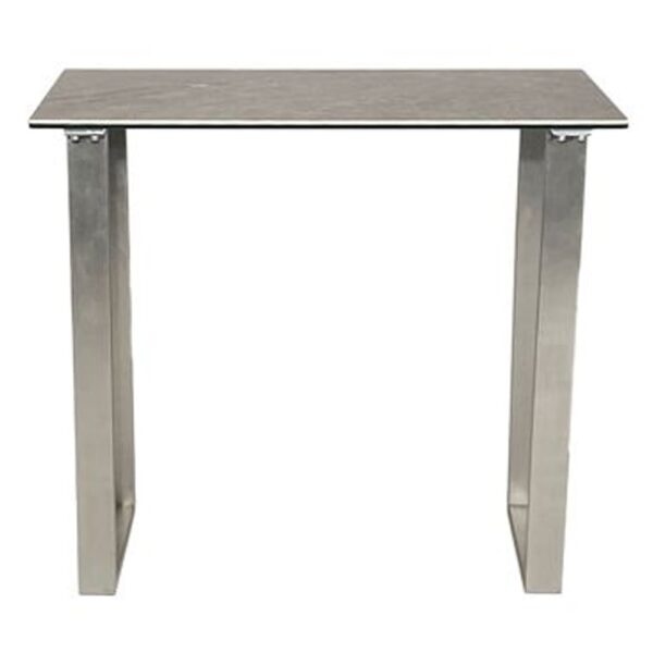 Rocca Ceramic Top Console Table With Steel Base