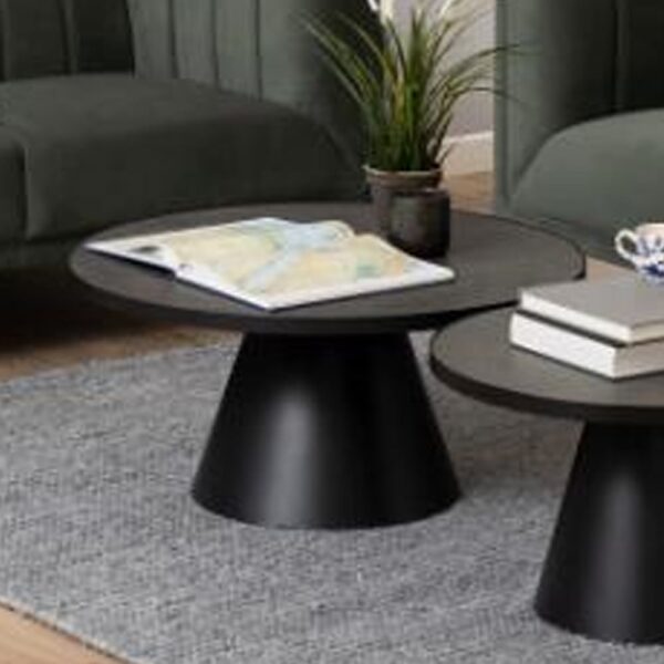 Stanford Large Ceramic Coffee Table In Black Fairbanks