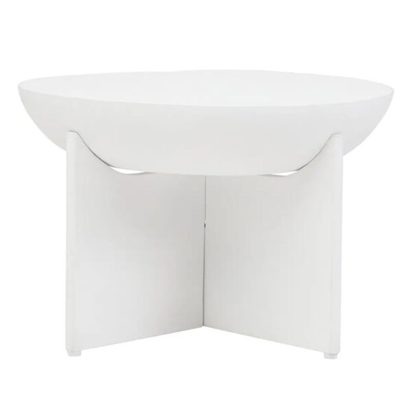 Walhalla Wooden Round Coffee Table In White