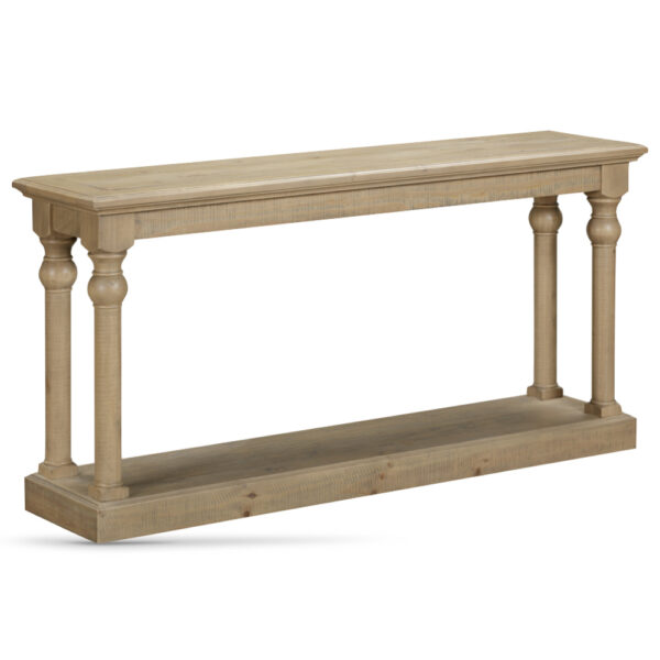 Chilton 160cm Wooden Console Table - Rustic Oak