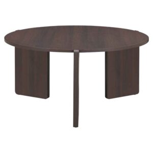 Halifax Wooden Round Coffee Table – Espresso