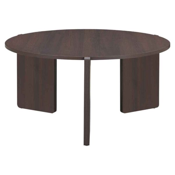 Halifax Wooden Round Coffee Table - Espresso