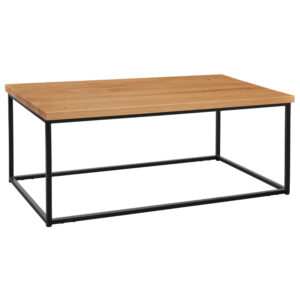 Wichita Wooden Rectangular Coffee Table In Natural Oak