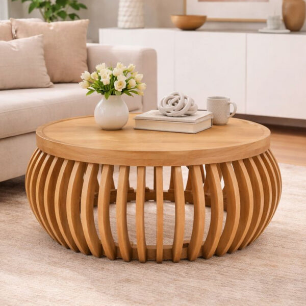 Inglewood Small Wooden Coffee Table In Natural