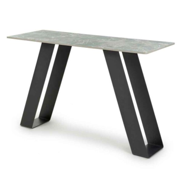 Oshawa Ceramic Console Table In Green