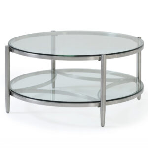 Stanford Glass Coffee Table With Stainless Steel Frame