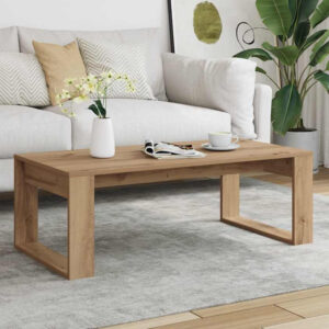 Aponka 102cm Wooden Coffee Table – Artisan Oak