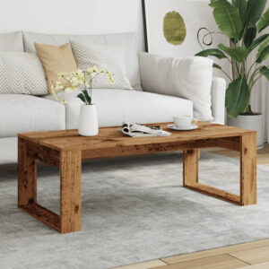 Aponka 102cm Wooden Coffee Table – Brown